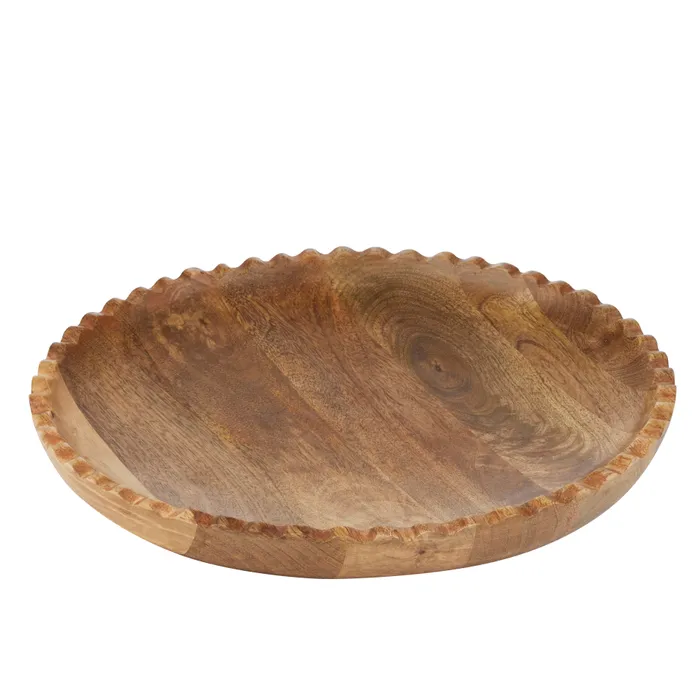 Cheri Round Wood Tray