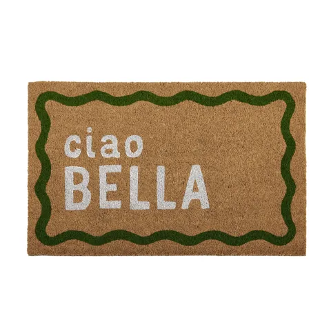 Ciao Bella Doormat - PVC Backed Coir